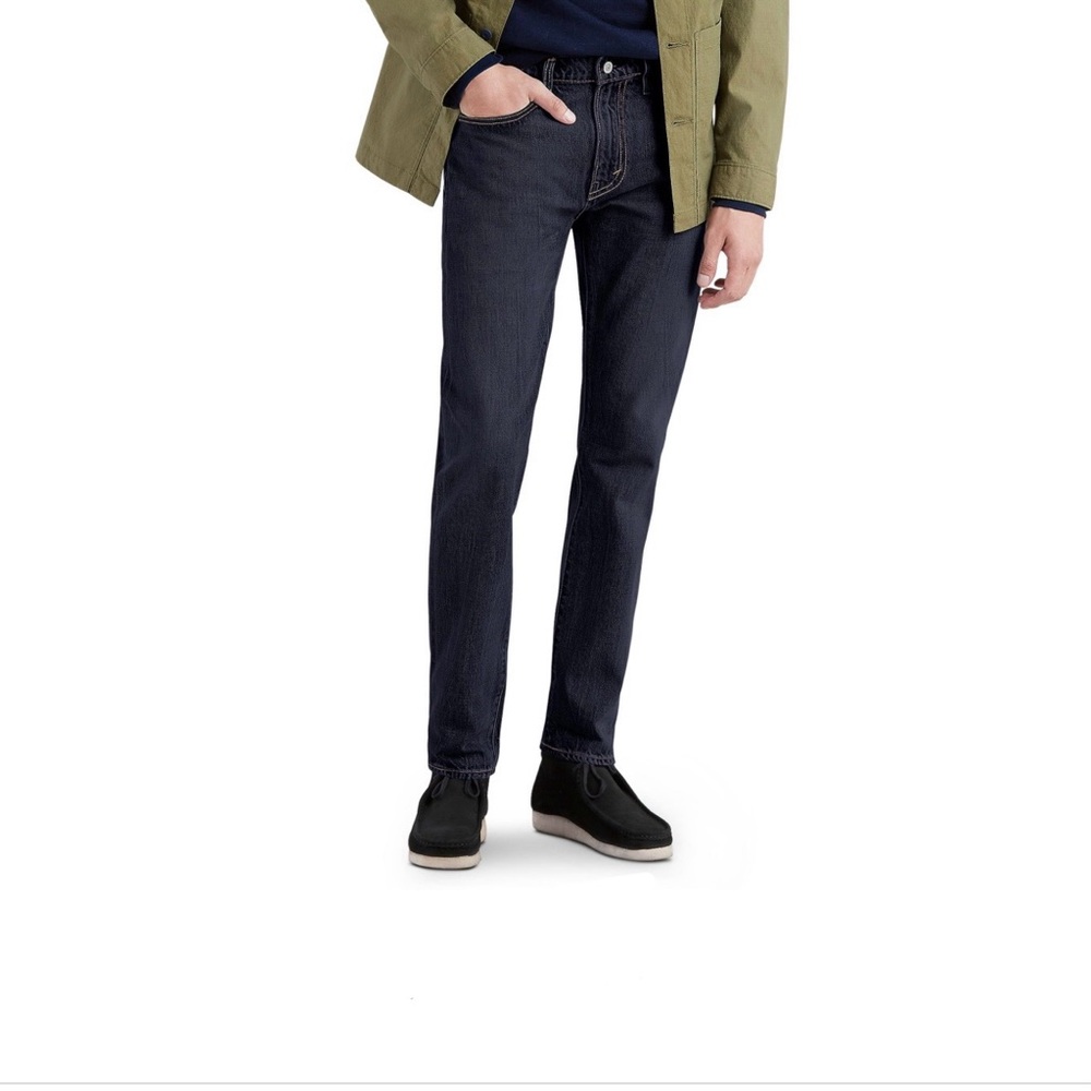 Levi’s 502™ Taper Fit Men’s Jeans, Dark Wash 99% Cotton 1% Elastane Size 38 x 30